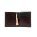 Chiarugi Globe Bi-Fold Leather RFID Card Wallet 