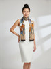 Don Mimi Berenike Print 100% Silk Satin Scarf