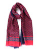 Don Mimi Cammeo 2 Layer Silk And Wool Scarf