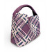 Ghibli Woven Italian Mix Leather Hobo Bucket Bag