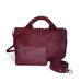 Ghibli Woven Leather Medium Grab Bag With Purse 