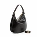 Arcadia Iole Croc Print Leather Large Hobo Shoulder Bag
