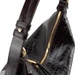 Arcadia Iole Croc Print Leather Large Hobo Shoulder Bag