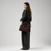 Arcadia Arisa East West Suede Leather Tote