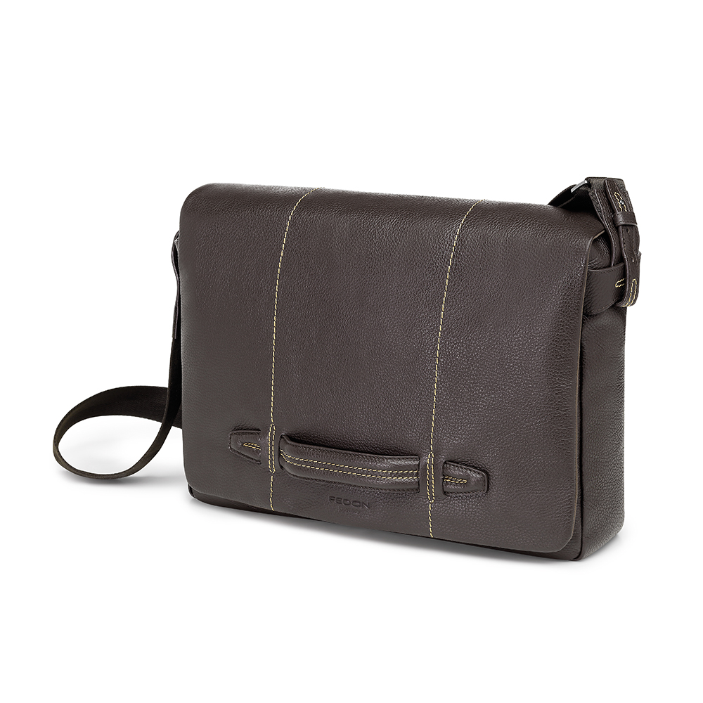 Italian Designer Leather Messenger Bags - Attavanti