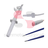 Symmetry Surgical Olsen 8 Inch 210 mm Irrigating Bipolar Bayonet Straight Forceps 5/bx 20-0431 Symmetry Surgical Olsen 8 Inch 210 mm Irrigating Bipolar Bayonet Straight Forceps 5/bx 20-0431