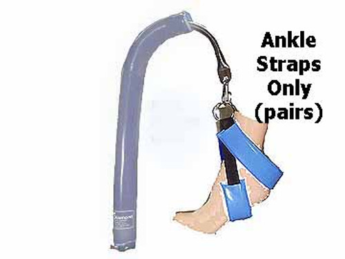 David Scott Blue Diamond Ankle Stirrup Straps for Candy Canes Only Pair 