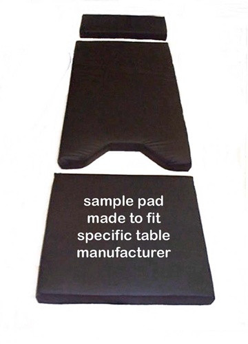 David Scott Three Inch Blue Diamond Shampaine 4900-Combo-3 Surgical Table Pad