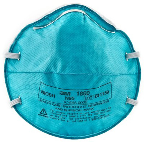 3M N95 Particulate Respirator & Surgical Mask Case of 120 Item 1860