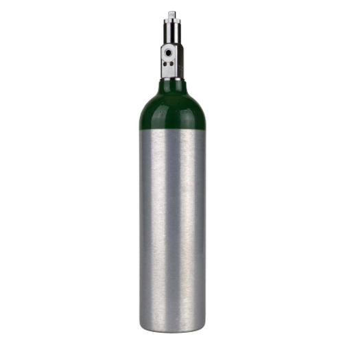 M6 Aluminum Oxygen Cylinder Standard Post Valve Single 110-0110 M6 Aluminum Oxygen Cylinder Standard Post Valve Single 110-0110