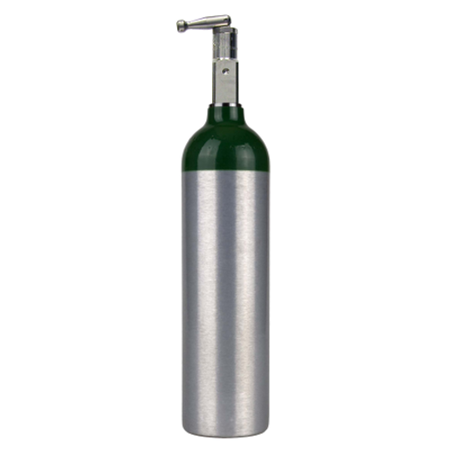 D Aluminum Oxygen Cylinder Toggle Valve Single 110-0320