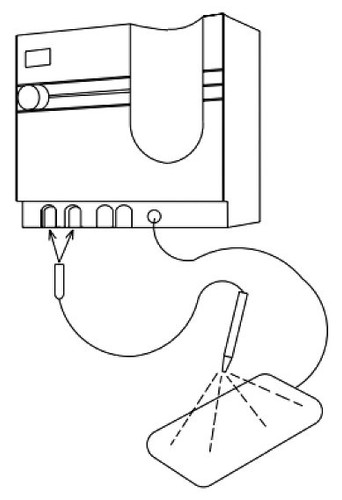 ConMed Hyfrecator 2000 Reusable Patient Return Grounding Dispersive Plate Diagram