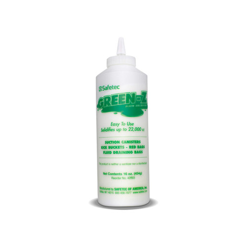 Green Friendly Green-Z Medical Liquid Waste Solidifier up to 22000 Needle Nose Bottle 42003 Green Friendly Green-Z Medical Liquid Waste Solidifier up to 22000 Needle Nose Bottle 42003
