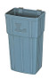 11x14x26 Jumbo 206 Single Polyethylene Gray Waste Box by Lakeside
