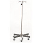 MCM 201 Chrome Five-Leg 2-Hook Top IV Poles 52 - 93 Inches
