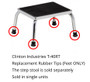 Clinton Industries T-40 Replacement Rubber Tips-Feet T-40RT