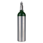 M6 Aluminum Oxygen Cylinder Standard Post Valve Single 110-0110