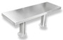 Mounted Stainless Steel Gowning Bench 1074200000
