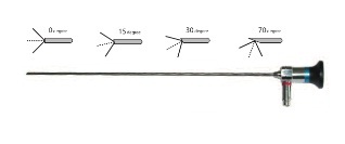 BR Surgical Direct Vision Hysteroscope Fiber Light Guide Autoclavable 4mm x 302mm 70 Degrees