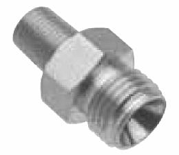 Allied Healthcare  Oxygen DISS Male to 1/8th NPT Male Fitting with Check Valve 12-80-3011