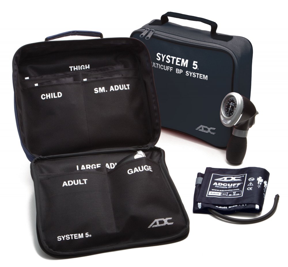 ADC SYSTEM 5 Portable Blood Pressure System 5 Cuff