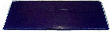 Three Piece Table Pad with 2 GU Cutouts Blue Diamond Gel