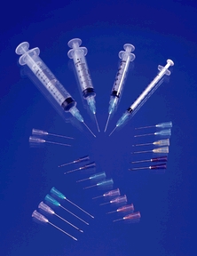 Exel Hypodermic Needles 23G x 1 inch 26408 Box of 100