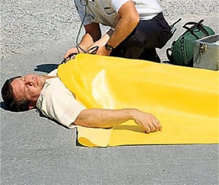 TIDI Emergency Blanket Yellow 56x90