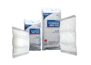 Dukal Combine 5X9 ABD Pads Bag of 25 Item 5940