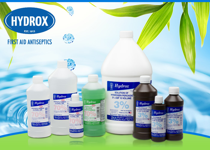 91 Isopropyl Rubbing Alcohol 16 Oz Bottle by Hydrox Labs id D0042 case