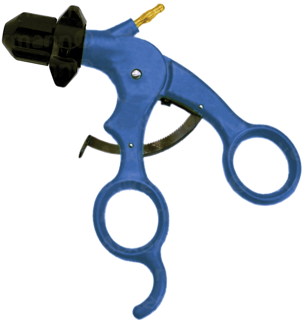 Endoscopic Carbon Fiber Instrument Handle with Rachet for Disposable Shafts BR932-07300 Single