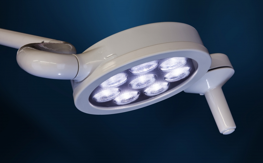 Medical Illumination MI-550 LED Exam Light-Single Ceiling XLDE-SC