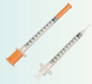 Exel 1cc Insulin Comfort Point Syringe with Needle 30G X 5/16ths id 26016 Box