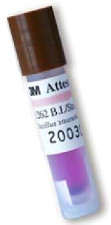 3M Attest Biological Indicators For Gravity Steam Sterilizers Brown Cap 1262 Box