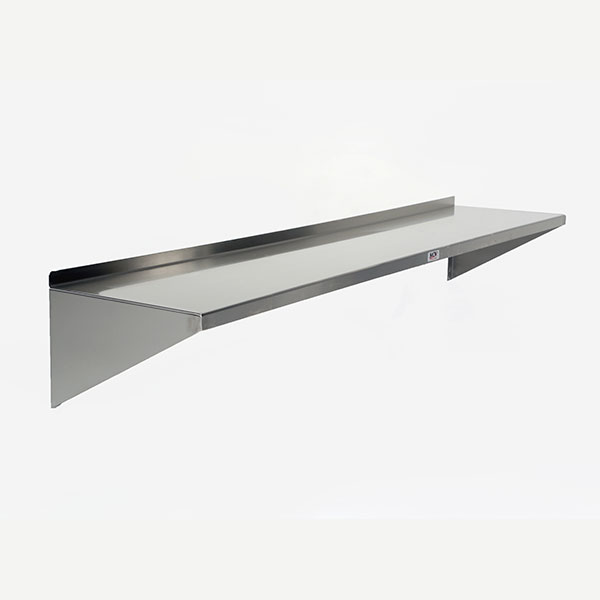 Mid Central Medical Hospital Stainless Steel Wall Shelf 60 X 10 inches MCM644