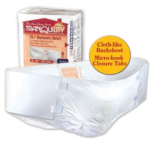 Principle Business Tranquility XL Plus Highly Absorbent Bariatric Briefs 2190 Case