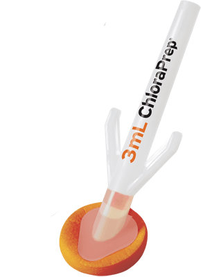 BD Carefusion ChloraPrep Hi-Lite Orange Tint Applicator 3ml Case 930415