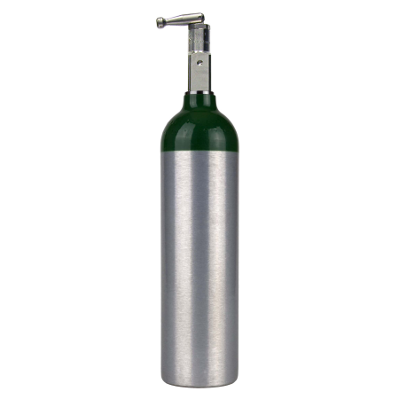 D Aluminum Oxygen Cylinder Toggle Valve Single 110-0320