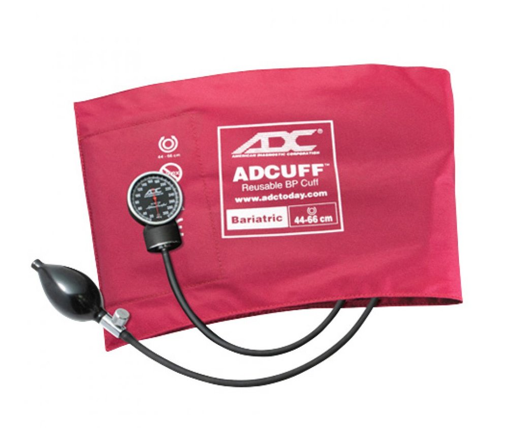 ADC Bariatric Pocket Aneroid Sphygmomanometer Diagnostic 720 Series 720-12BXBD