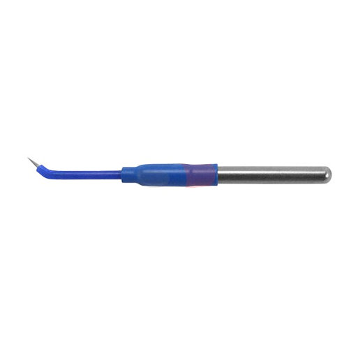 Symmetry Surgical Olsen Single Use Monopolar 1 5/8ths Ultra Sharp Angled Tip Needle Electrode 97141BX