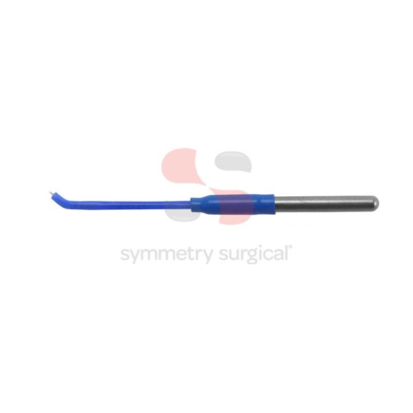 Symmetry Surgical Olsen Single Use 2 Inch Monopolar Ultra Sharp Angled Tip Needle Electrode 97143BX