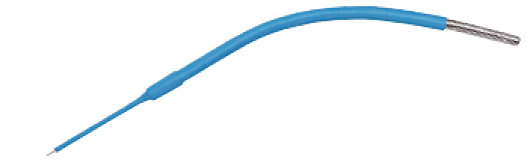 Symmetry Surgical Olsen Single Use 5 7/8ths Inch Tungsten Wire Micro Dissection Curved Shaft Needle 5/bx 97171BX