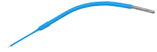 Symmetry Surgical Olsen 4 Inch Micro Dissection Curved Shaft Ultra Sharp Tip Needle Electrode 5/bx 97170BX