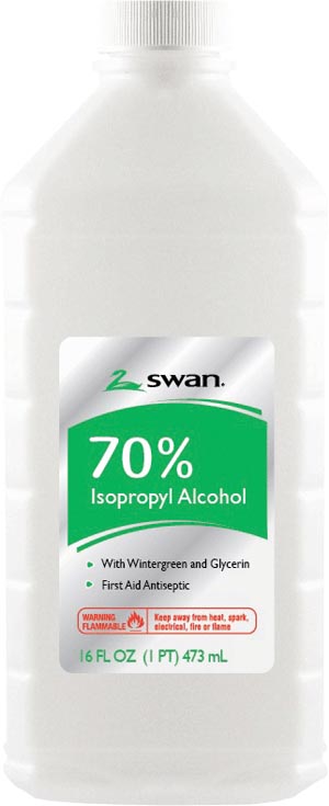 Vi-Jon Cumberland Swan Wintergreen Isopropyl Rubbing Alcohol 70 Per Cent 16oz 1000032409