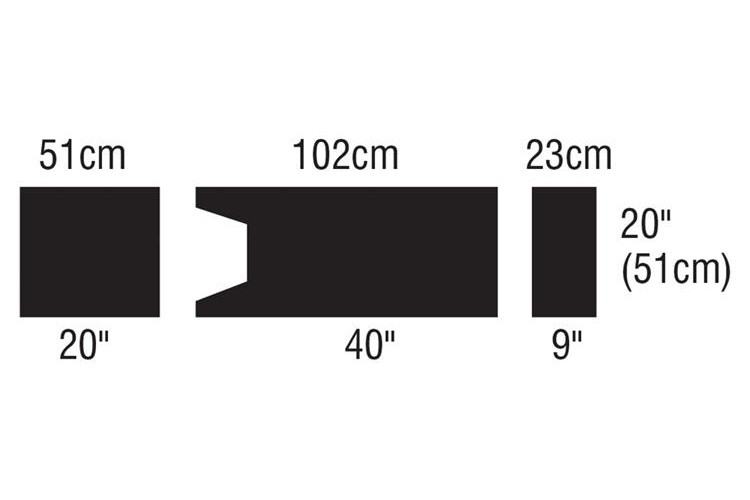 Amsco Steris 1080-2080 3 Piece 4 Inch OR Table Pad 1300-C-4
