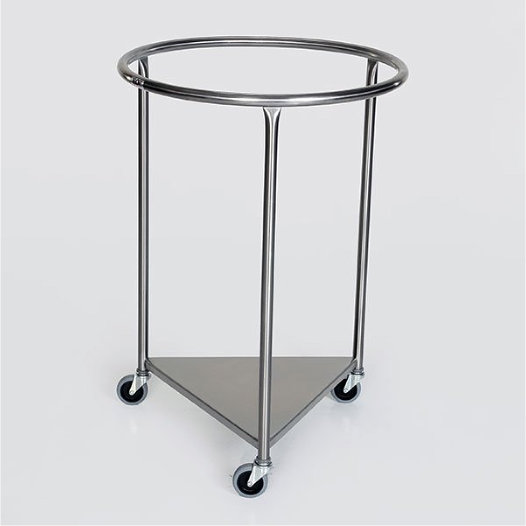 Stainless Steel Round Heavy Duty 25 Inch Hamper MCM2001