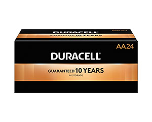 AA Alkaline Battery Duracell Coppertop with Power Reserve MN1500BKD