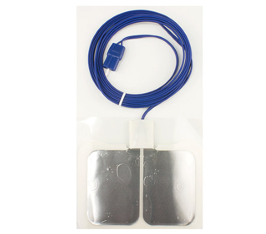 Electrosurgical Disposable Split Dual Adult Grounding Return Pad with Cord P9552F Case