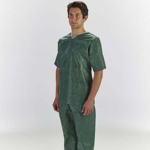 Disposable Elite Non-woven Scrubs Large Case of 30 62213