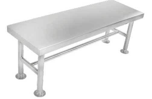 Freestanding Stainless Steel Gowning Bench 1074100000